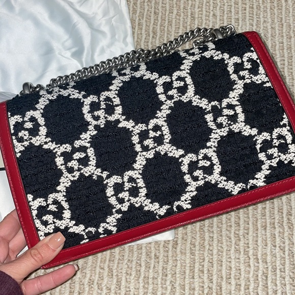 Gucci Dionysus Tweed GG shoulder bag NWT - Picture 9 of 13